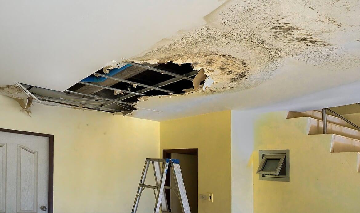 At the time of Damaged Ceilings, Hire a Waterproofing Company